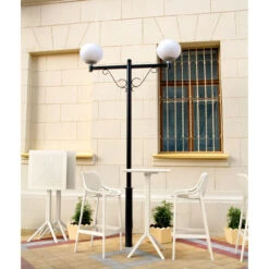 42.5" White Folding Square Outdoor Patio Bar Table 15 42.5" White Folding Square Outdoor Patio Bar Table -PatioVibe Shop dpam isp116 whi 8 40642.1688196563