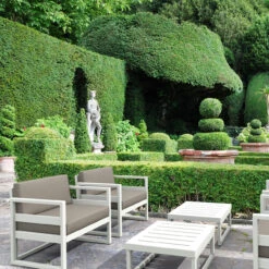 25.5" White Patio Square Coffee Table 14 25.5" White Patio Square Coffee Table -PatioVibe Shop dpam isp137 whi 7 21800.1667531846