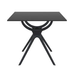31.5" Black Square Laminated Top Outdoor Patio Dining Table 10 31.5" Black Square Laminated Top Outdoor Patio Dining Table -PatioVibe Shop dpam isp700 bla 3 12208.1683977350