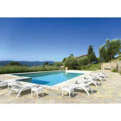 18" White Outdoor Patio Wickerlook Square Side Table 15 18" White Outdoor Patio Wickerlook Square Side Table -PatioVibe Shop dpam isp858 wh 8 90093.1667533411