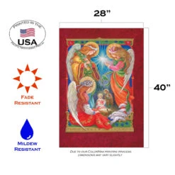 Christmas Brightly Shining Outdoor House Flag 40" X 28" 7 Christmas Brightly Shining Outdoor House Flag 40" X 28" -PatioVibe Shop dtol100575 3 53492.1682375411