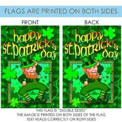 Happy Leprechaun St. Patrick's Day Outdoor House Flag 40" X 28" 8 Happy Leprechaun St. Patrick's Day Outdoor House Flag 40" X 28" -PatioVibe Shop dtol102128 4 64976.1682374459