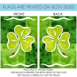 Little Ladybug St. Patrick's Day Outdoor House Flag 40" X 28" 8 Little Ladybug St. Patrick's Day Outdoor House Flag 40" X 28" -PatioVibe Shop dtol103216 4 85966.1682374235