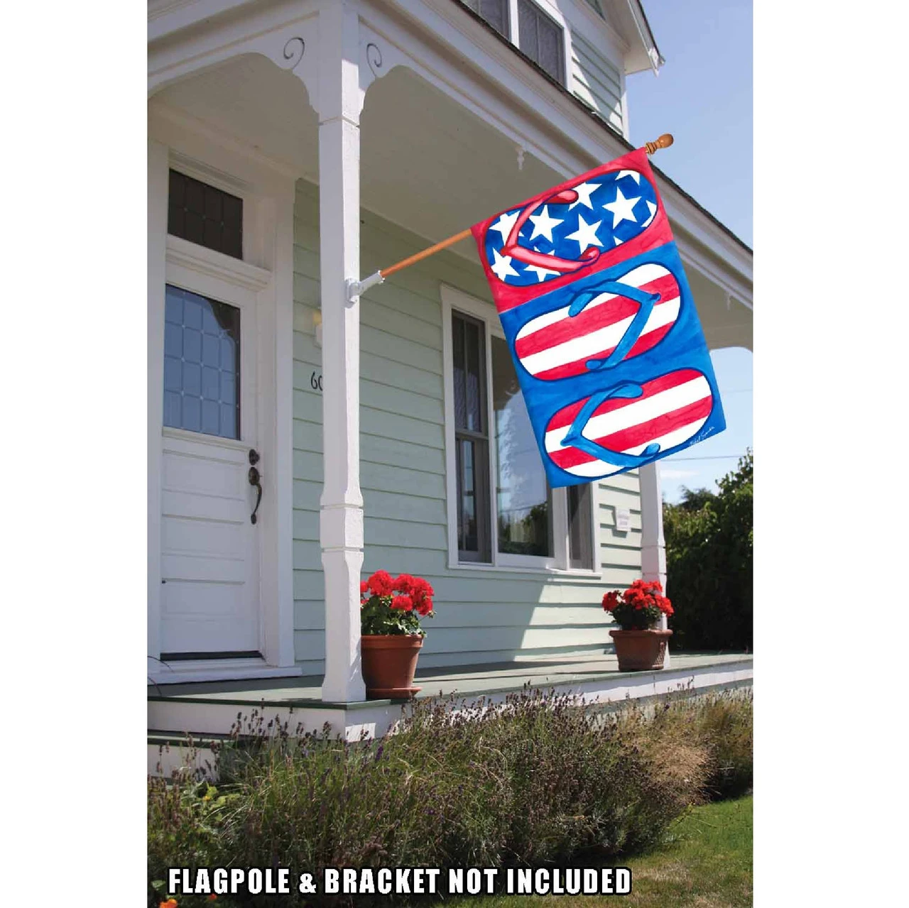 Patriotic Flips Outdoor House Flag 40" X 28" 2 Patriotic Flips Outdoor House Flag 40" X 28" - Image 2