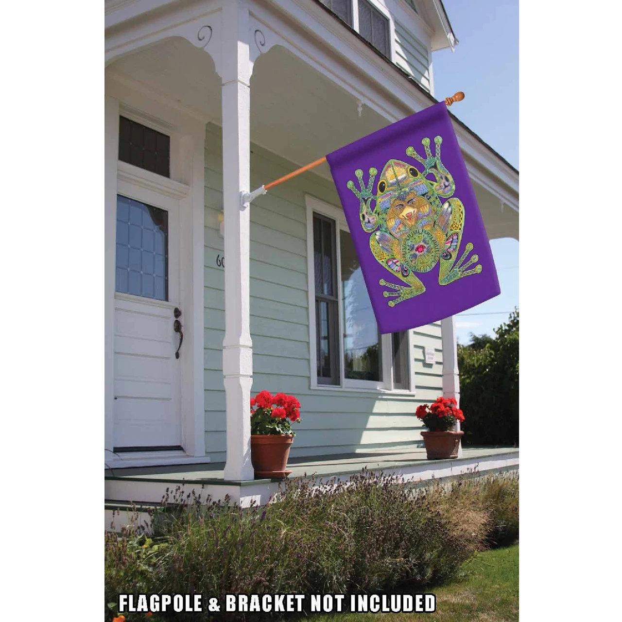 Frog Animal Spirits Outdoor House Flag 40" X 28" 2 Frog Animal Spirits Outdoor House Flag 40" X 28" - Image 2