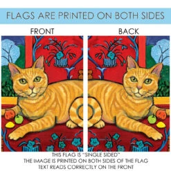 Tabby Cat Outdoor House Flag 40" X 28" 8 Tabby Cat Outdoor House Flag 40" X 28" -PatioVibe Shop dtol109620 4 68559.1682375141