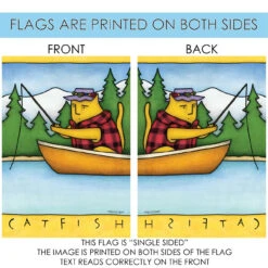 Fishing 'Catfish' Outdoor House Flag 40' X 28" -PatioVibe Shop dtol109783 4 84645.1682374907