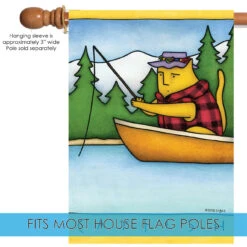Fishing 'Catfish' Outdoor House Flag 40' X 28" -PatioVibe Shop dtol109783 5 39084.1682374907