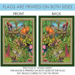 Jungle Animal Outdoor House Flag 40' X 28" 8 Jungle Animal Outdoor House Flag 40' X 28" -PatioVibe Shop dtol109787 4 86537.1682374831