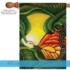 Beautiful Butterfly Outdoor House Flag 40" X 28" 9 Beautiful Butterfly Outdoor House Flag 40" X 28" -PatioVibe Shop dtol109813 5 06958.1682374849