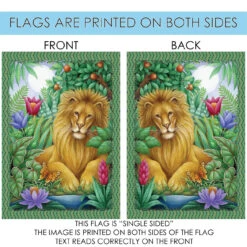 Lion Lounging On A Tree Outdoor House Flag 40" X 28' 8 Lion Lounging On A Tree Outdoor House Flag 40" X 28' -PatioVibe Shop dtol109830 4 35819.1682374775
