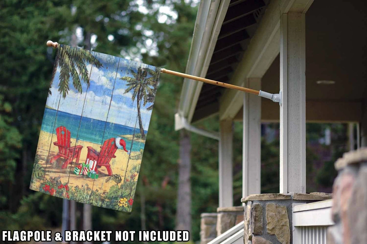 Christmas Paradise Outdoor House Flag 40" X 28" 2 Christmas Paradise Outdoor House Flag 40" X 28" - Image 2