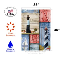 Rustic Boater's Collage Outdoor House Flag 40" X 28" 7 Rustic Boater's Collage Outdoor House Flag 40" X 28" -PatioVibe Shop dtol 1010003 3 41595.1683079675