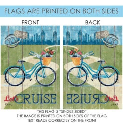 Let's Cruise Rustic Outdoor House Flag 40" X 28" 8 Let's Cruise Rustic Outdoor House Flag 40" X 28" -PatioVibe Shop dtol 1010008 4 40508.1683079694