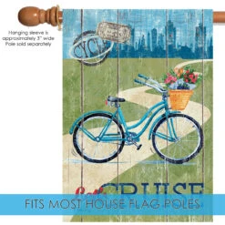 Let's Cruise Rustic Outdoor House Flag 40" X 28" 9 Let's Cruise Rustic Outdoor House Flag 40" X 28" -PatioVibe Shop dtol 1010008 5 26189.1683079695