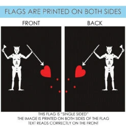 Black And White Jolly Roger Halloween Outdoor House Flag 40" X 28" 8 Black And White Jolly Roger Halloween Outdoor House Flag 40" X 28" -PatioVibe Shop dtol 1010091 4 37796.1683558238