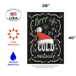 Black And Red Santa Hat Christmas Outdoor House Flag 28" X 40" 7 Black And Red Santa Hat Christmas Outdoor House Flag 28" X 40" -PatioVibe Shop dtol 1010132 3 04296.1683137150