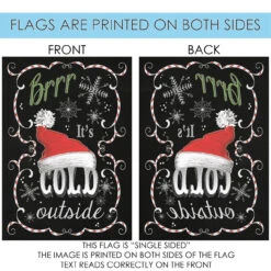 Black And Red Santa Hat Christmas Outdoor House Flag 28" X 40" 8 Black And Red Santa Hat Christmas Outdoor House Flag 28" X 40" -PatioVibe Shop dtol 1010132 4 90901.1683137151
