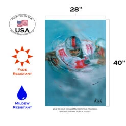 Blue And Red Footballer Outdoor House Flag 28" X 40" -PatioVibe Shop dtol 1010264 3 42047.1683254234