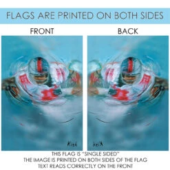 Blue And Red Footballer Outdoor House Flag 28" X 40" -PatioVibe Shop dtol 1010264 4 53726.1683254234