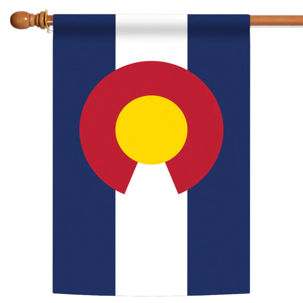 Blue And White Colorado State Outdoor House Flag 40" X 28" 1 Blue And White Colorado State Outdoor House Flag 40" X 28"