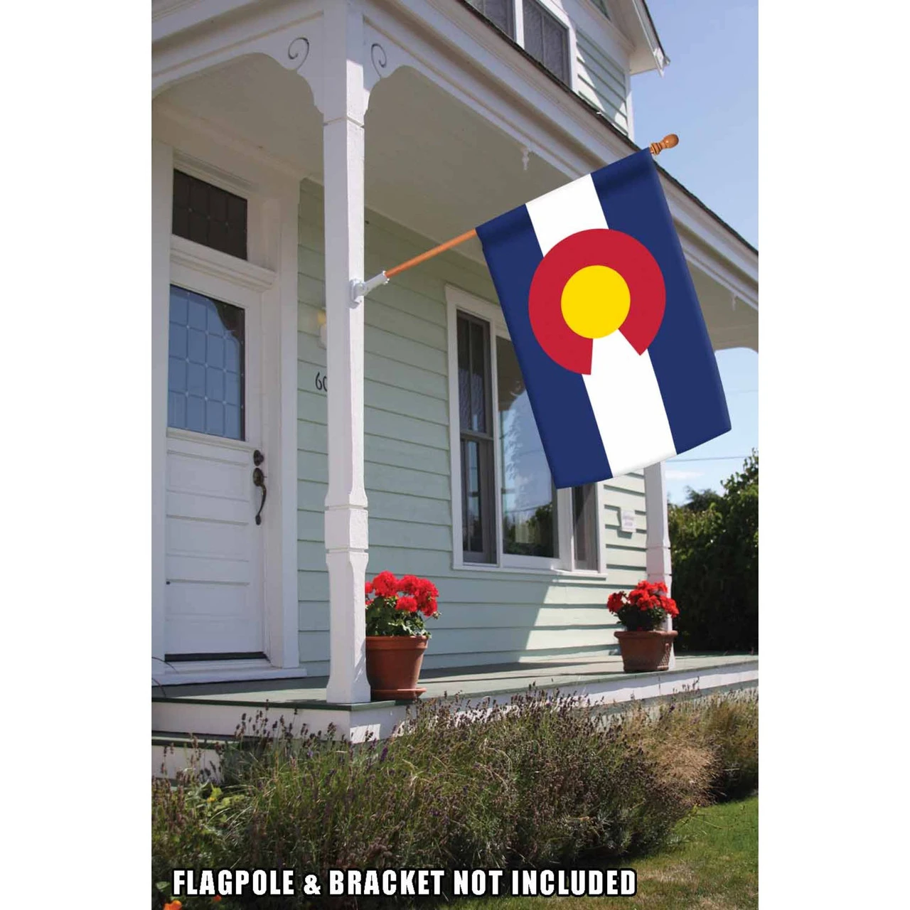 Blue And White Colorado State Outdoor House Flag 40" X 28" 2 Blue And White Colorado State Outdoor House Flag 40" X 28" - Image 2