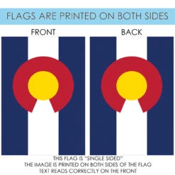 Blue And White Colorado State Outdoor House Flag 40" X 28" 8 Blue And White Colorado State Outdoor House Flag 40" X 28" -PatioVibe Shop dtol 1010309 4 44714.1683964522