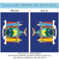Blue And Yellow New York State Outdoor House Flag 40" X 28" 8 Blue And Yellow New York State Outdoor House Flag 40" X 28" -PatioVibe Shop dtol 1010335 4 45378.1683964506