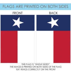Red And White Texas State Outdoor House Flag 40" X 28" 8 Red And White Texas State Outdoor House Flag 40" X 28" -PatioVibe Shop dtol 1010346 4 53120.1683936172