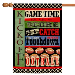 Touchdown Football Outdoor House Flag 40" X 28"