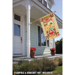 Orange And Green Country Americana Outdoor House Flag 40" X 28" 6 Orange And Green Country Americana Outdoor House Flag 40" X 28" -PatioVibe Shop dtol 1010375 2 91064.1683632619