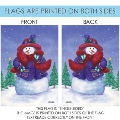 Purple And Red Hat Snowlady Christmas Outdoor House Flag 40" X 28" 8 Purple And Red Hat Snowlady Christmas Outdoor House Flag 40" X 28" -PatioVibe Shop dtol 1010470 4 72147.1683717693