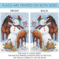 White And Brown Snowman Pasture Christmas Outdoor House Flag 40" X 28" 8 White And Brown Snowman Pasture Christmas Outdoor House Flag 40" X 28" -PatioVibe Shop dtol 1010475 4 14558.1683717699