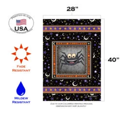 Gray And Orange Celestial Spider Outdoor House Flag 40" X 28" 7 Gray And Orange Celestial Spider Outdoor House Flag 40" X 28" -PatioVibe Shop dtol 1010488 3 38164.1683660619