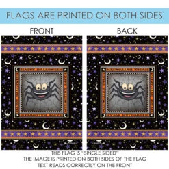 Gray And Orange Celestial Spider Outdoor House Flag 40" X 28" 8 Gray And Orange Celestial Spider Outdoor House Flag 40" X 28" -PatioVibe Shop dtol 1010488 4 53706.1683660619