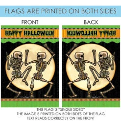 Orange And Green Happy Halloween Outdoor House Flag 40" X 28" 8 Orange And Green Happy Halloween Outdoor House Flag 40" X 28" -PatioVibe Shop dtol 1010490 4 10187.1683660626