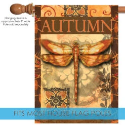 Brown And Orange Autumn Glow Outdoor House Flag 40" X 28" 9 Brown And Orange Autumn Glow Outdoor House Flag 40" X 28" -PatioVibe Shop dtol 1010495 5 94375.1683704352