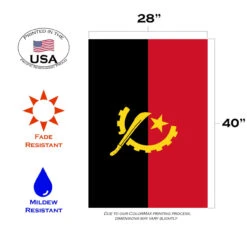 Red And Black Angola Outdoor House Flag 40" X 28" -PatioVibe Shop dtol 1010571 3 08029.1683312406