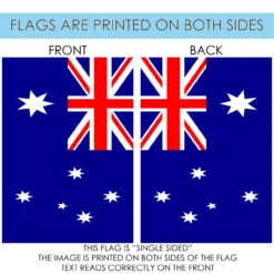Blue And Red Australia Outdoor House Flag 40" X 28" 8 Blue And Red Australia Outdoor House Flag 40" X 28" -PatioVibe Shop dtol 1010575 4 88193.1683312408