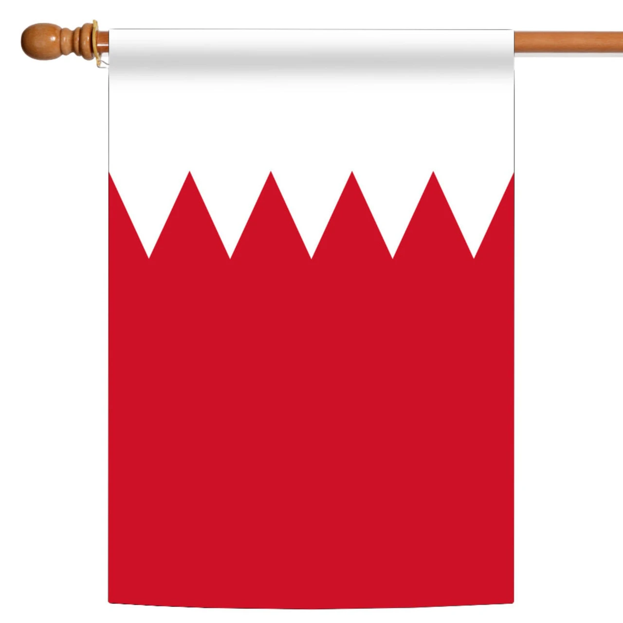Red And White Bahrain Outdoor House Flag 40" X 28" 1 Red And White Bahrain Outdoor House Flag 40" X 28"