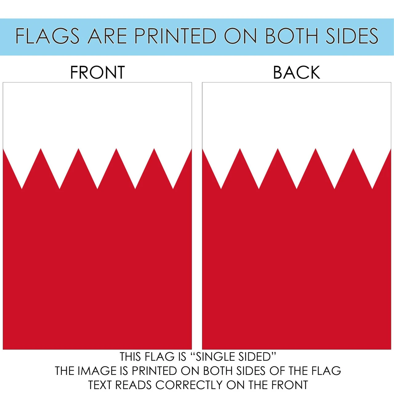 Red And White Bahrain Outdoor House Flag 40" X 28" 4 Red And White Bahrain Outdoor House Flag 40" X 28" - Image 4