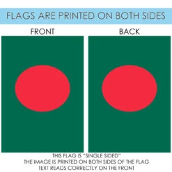 Green And Red Bangladesh Outdoor House Flag 40" X 28" 8 Green And Red Bangladesh Outdoor House Flag 40" X 28" -PatioVibe Shop dtol 1010579 4 97038.1683312402