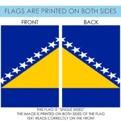 Blue Bosnia And Herzegovina Outdoor House Flag 40" X 28" -PatioVibe Shop dtol 1010587 4 11975.1683326204