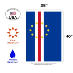 Blue And White Cape Verde Outdoor House Flag 40" X 28" -PatioVibe Shop dtol 1010597 3 03811.1683369779