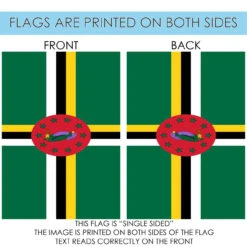 Green And Yellow Dominica Outdoor House Flag 40" X 28" 8 Green And Yellow Dominica Outdoor House Flag 40" X 28" -PatioVibe Shop dtol 1010609 4 27698.1683384481