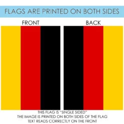 Yellow And Red Germany Outdoor House Flag 40" X 28" 8 Yellow And Red Germany Outdoor House Flag 40" X 28" -PatioVibe Shop dtol 1010623 4 14580.1683326187