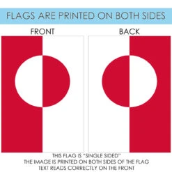 White And Red Greenland Outdoor House Flag 40" X 28" 8 White And Red Greenland Outdoor House Flag 40" X 28" -PatioVibe Shop dtol 1010626 4 17101.1683356216