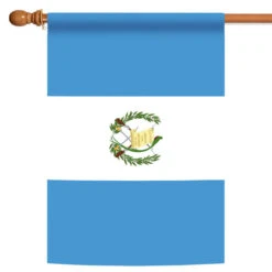Blue And White Guatemala Outdoor House Flag 40" X 28"