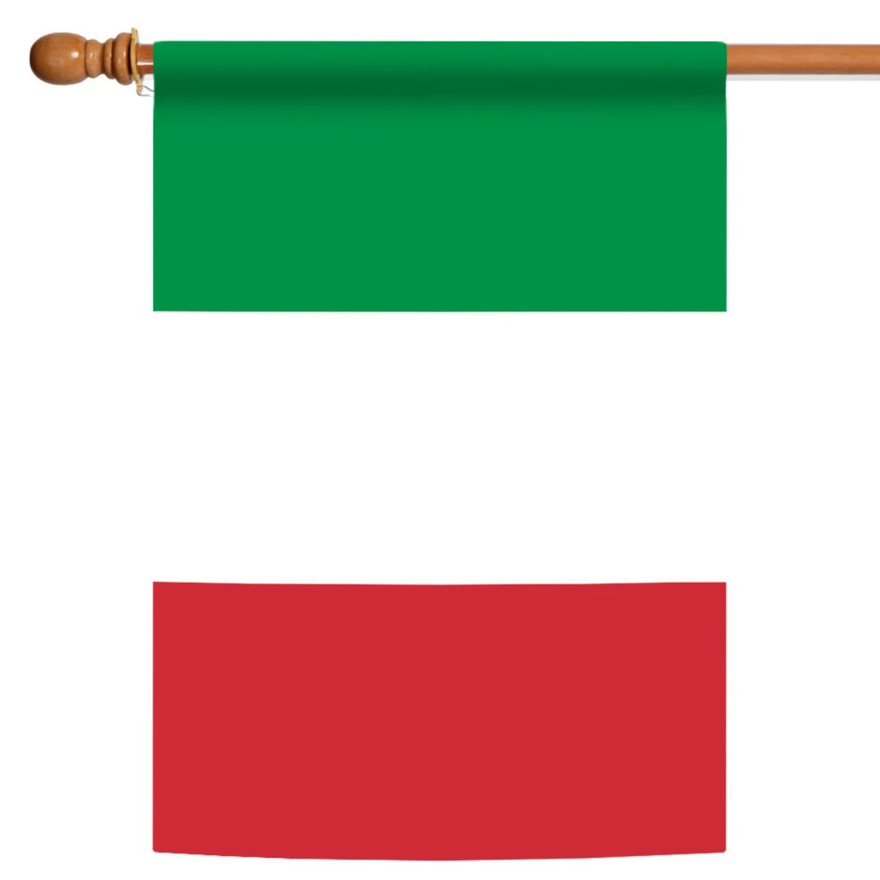 Green And Red Italy Outdoor House Flag 40" X 28" 1 Green And Red Italy Outdoor House Flag 40" X 28"
