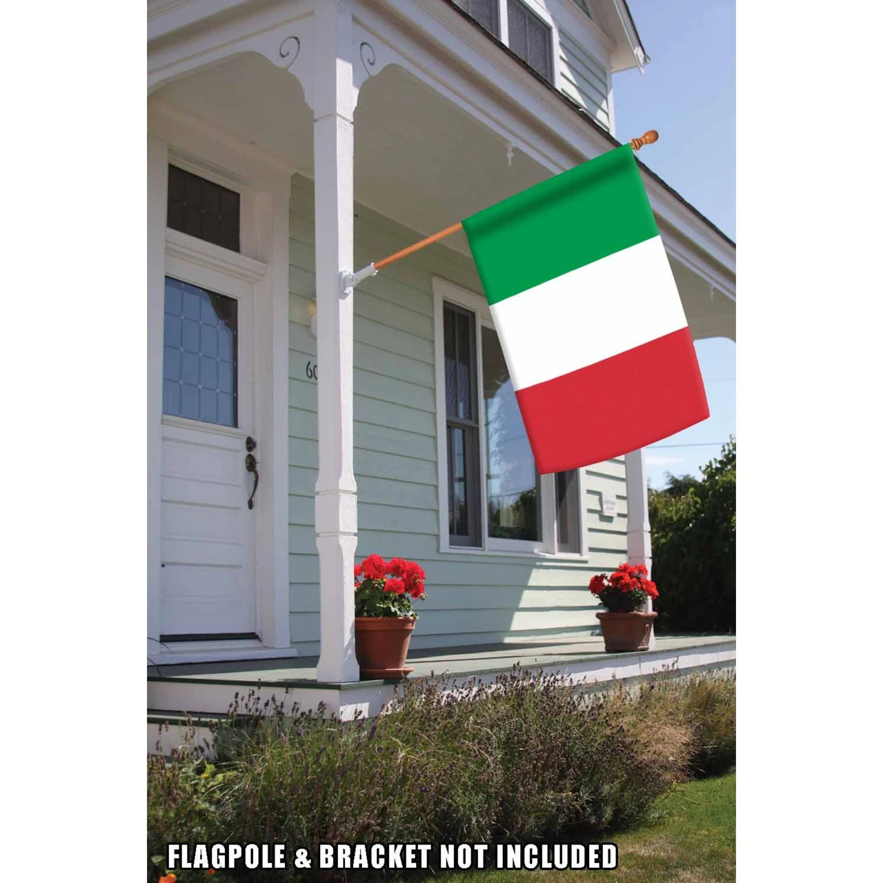 Green And Red Italy Outdoor House Flag 40" X 28" 2 Green And Red Italy Outdoor House Flag 40" X 28" - Image 2